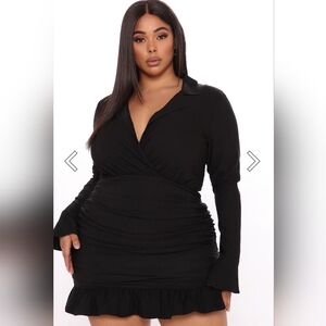 FN ruched dress B3